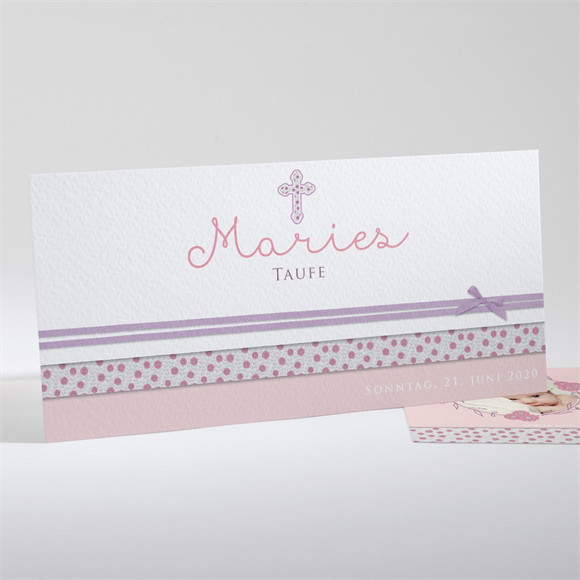 Einladung Taufe Girly ref.N13132