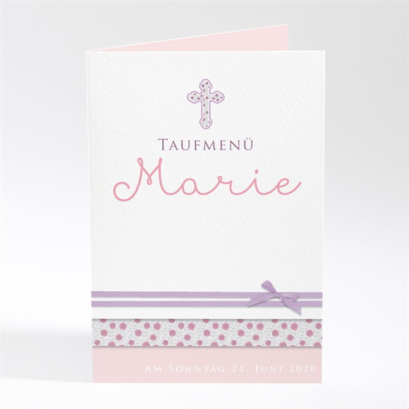 Menükarte Taufe Girly ref.N401444