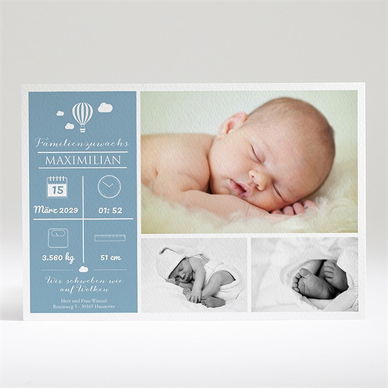 Geburtskarte Piktogramm