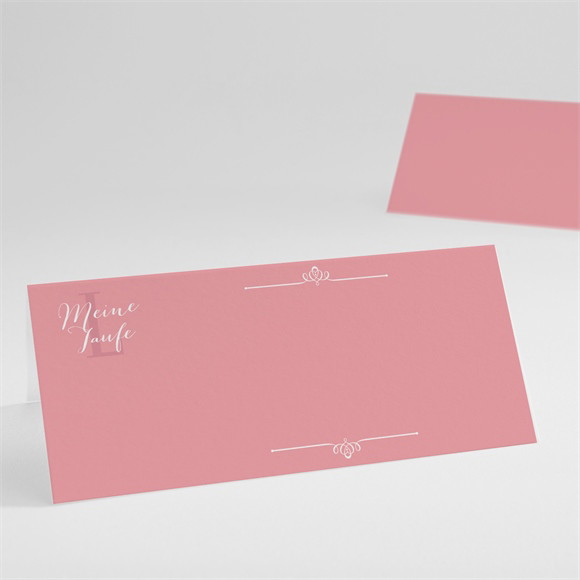 Tischkarte Taufe Patchwork ref.N440395