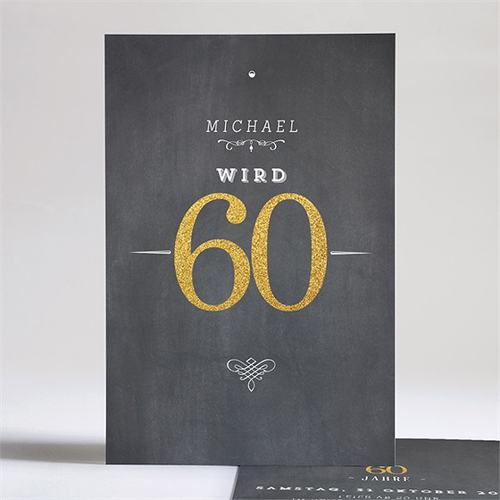 Geburtstagseinladung 60 Jahre