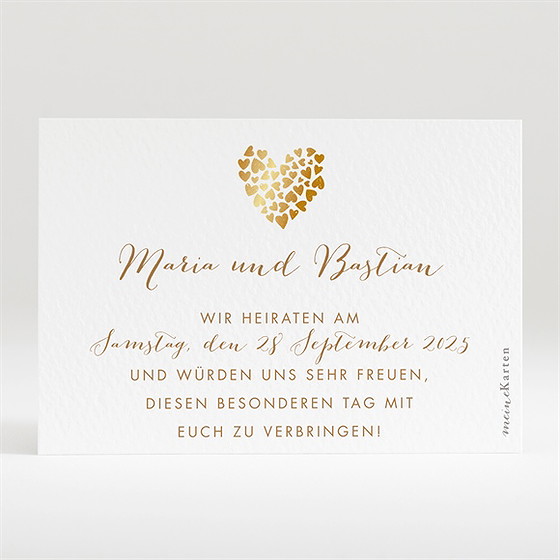 Save The Date Karte Herzlich