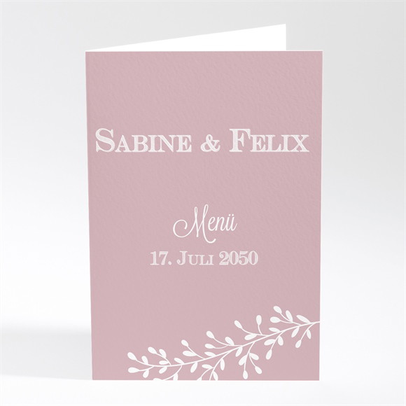 Menükarte Hochzeit Fotostory ref.N401598