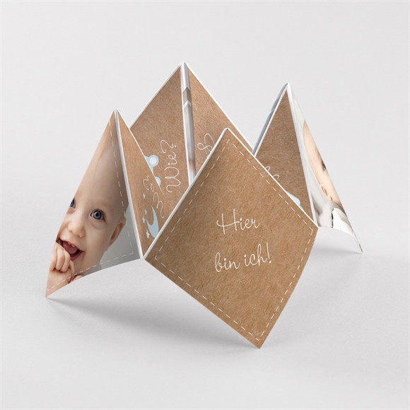 Geburtskarte Origami Freude - Origami ref.N33032