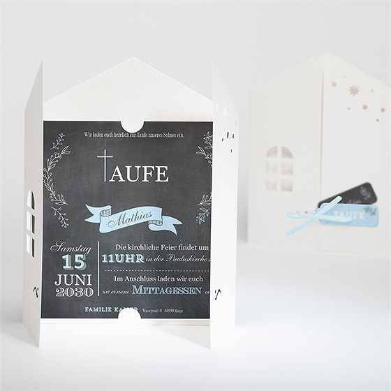 Einladung Taufe Stolz