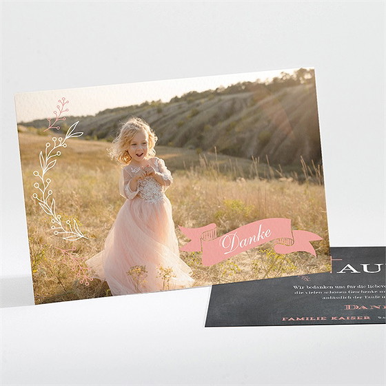 Dankeskarte Taufe stolz!