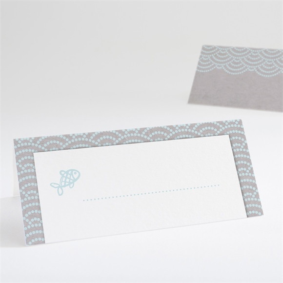 Tischkarte Taufe Matrose in Blau ref.N440568