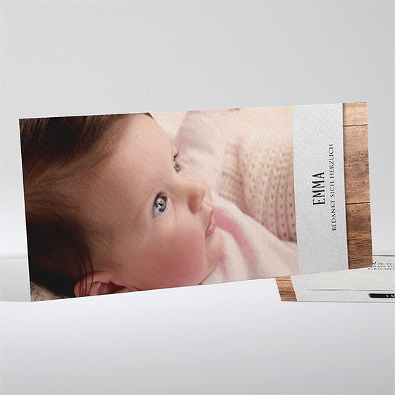 Dankeskarte Taufe Titelstory