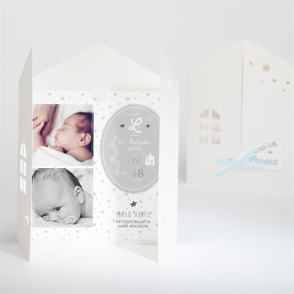 Geburtskarte Süße und Glück ref.N91033