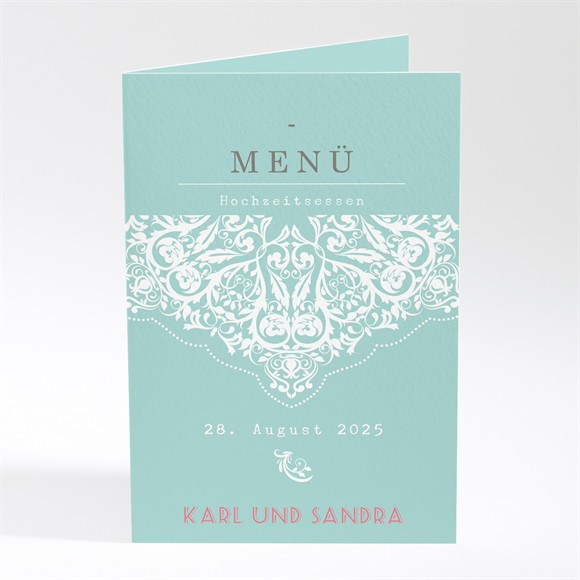 Menükarte Hochzeit Reisepass ref.N401605