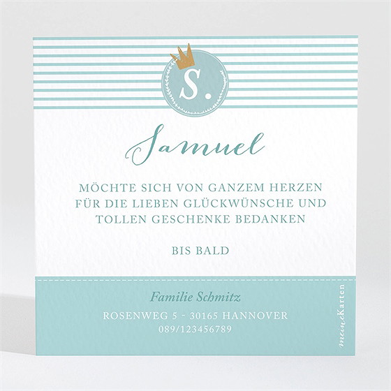 Dankeskarte Geburt Der Kleine Prinz