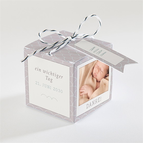 Geschenkbox Taufe taufbogen