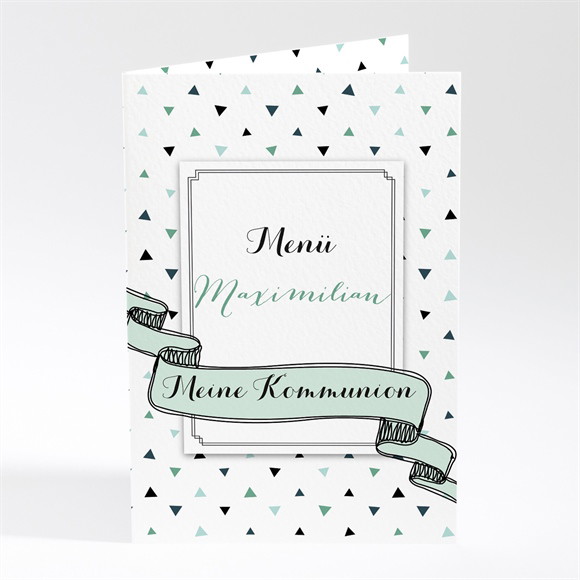 Menükarte Kommunion Festlich schick ref.N401742