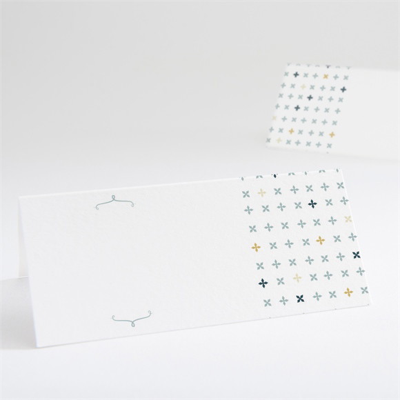 Tischkarte Kommunion Geometrische Blumenmotive ref.N440599