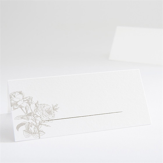 Tischkarte Hochzeit Traditionell