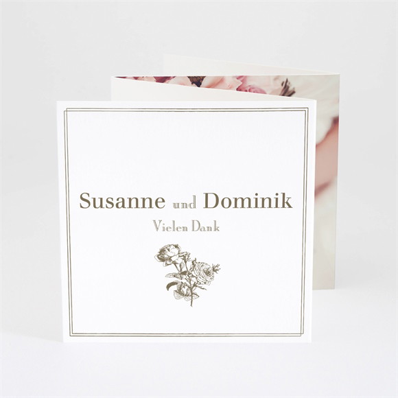 Dankeskarte Hochzeit Traditionell ref.N83041