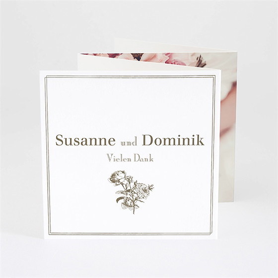 Dankeskarte Hochzeit Traditionell