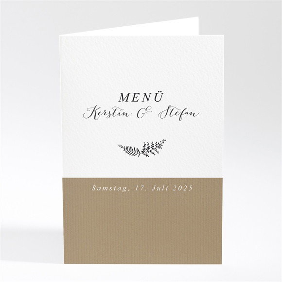 Menükarte Hochzeit Verknüpft ref.N401767