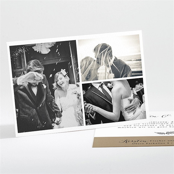 Dankeskarte Hochzeit Verknüpft