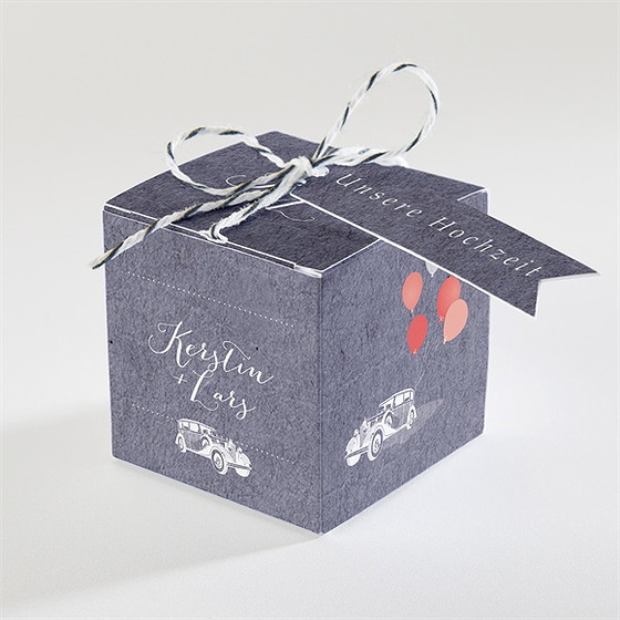 Geschenkbox Hochzeit Vintage Auto