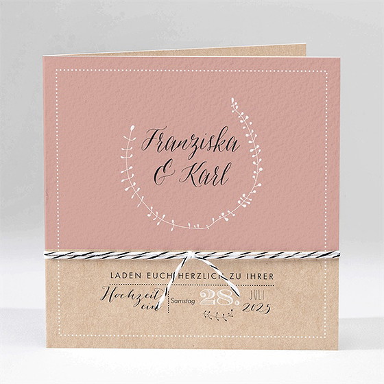 Hochzeitseinladung Festlichkeit