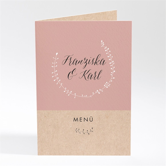 Menükarte Hochzeit Festlichkeit ref.N401772