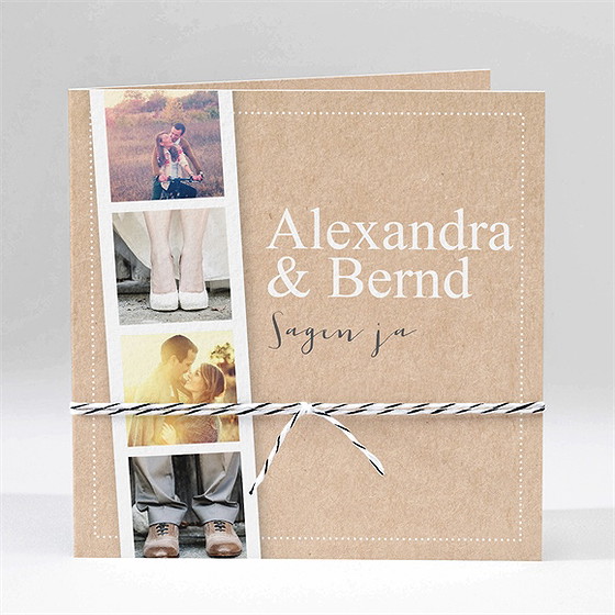 Hochzeitseinladung Unsere Story