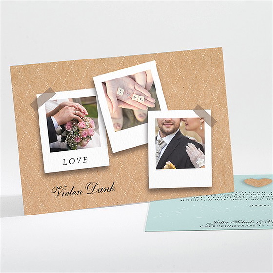 Dankeskarte Hochzeit fotoalbum