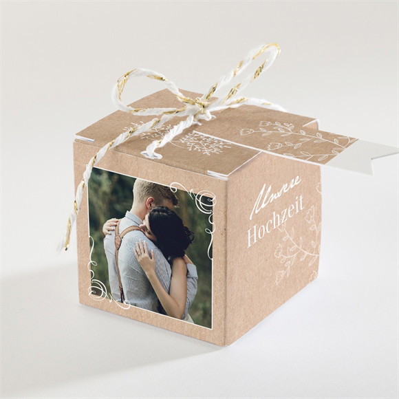 Geschenkbox Hochzeit Kraft ref.N34096