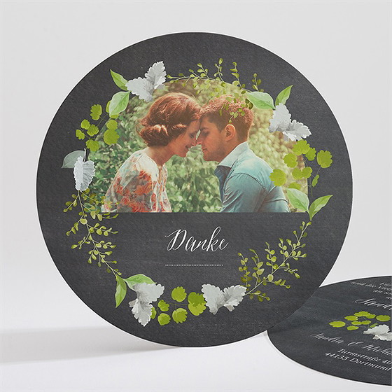 Dankeskarte Hochzeit Frühlingstafel
