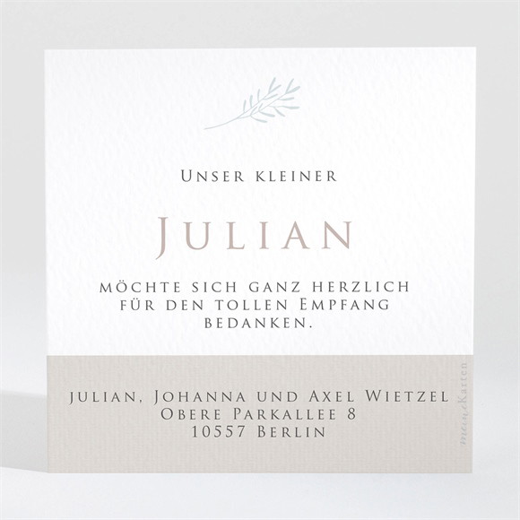 Dankeskarte Geburt Das pure Glück ref.N3001400