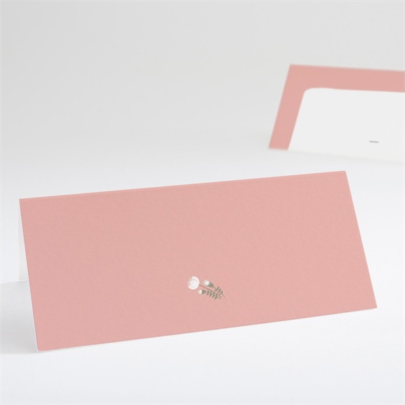 Tischkarte Taufe Blumenalphabet Mädchen ref.N440656