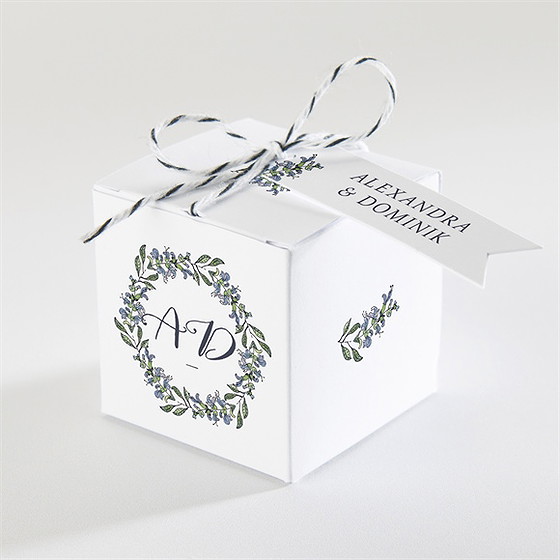Geschenkbox Hochzeit Retrokranz