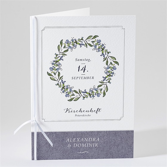 Kirchenheft Hochzeit Retrokranz