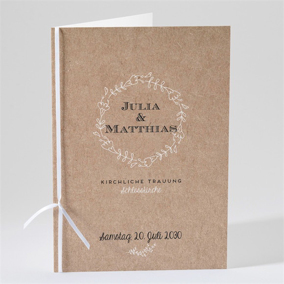 Kirchenheft Hochzeit Zurück zur Natur ref.N49104