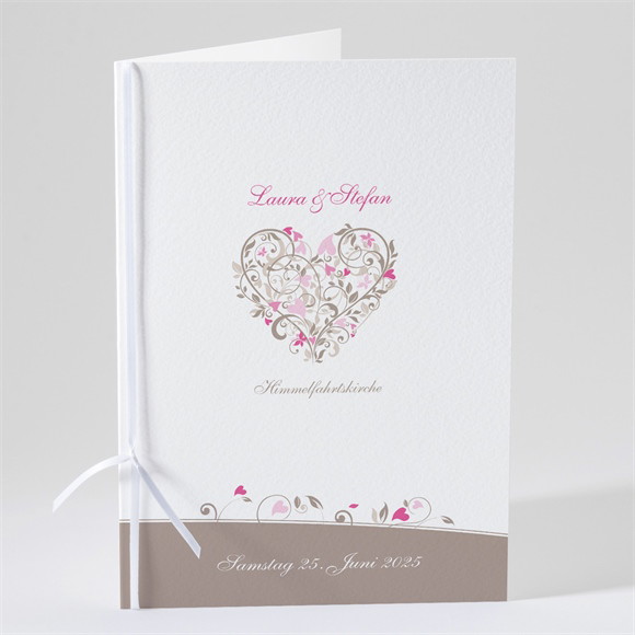 Kirchenheft Hochzeit Herzschlag ref.N49105