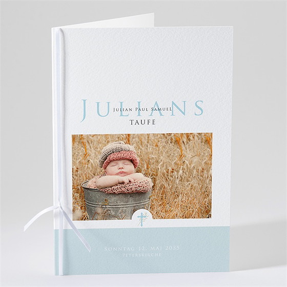 Kirchenheft Taufe Blaue Poetik