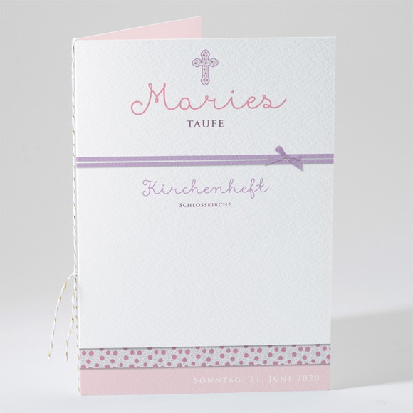 Kirchenheft Taufe Girly ref.N49122