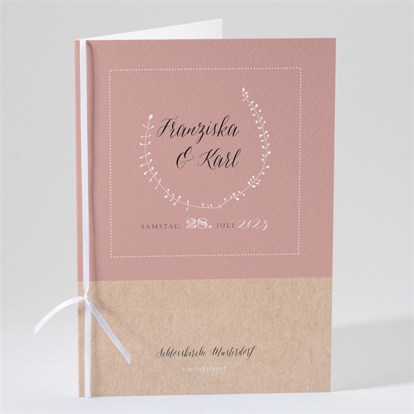 Kirchenheft Hochzeit Festlichkeit ref.N49129