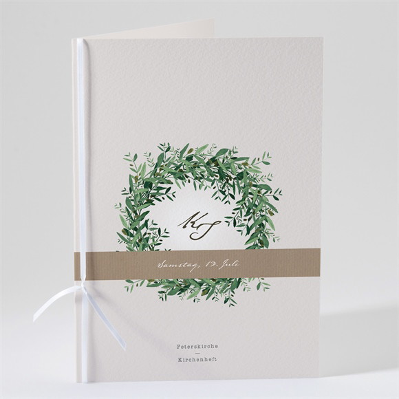 Kirchenheft Hochzeit Frühlingskranz ref.N49131