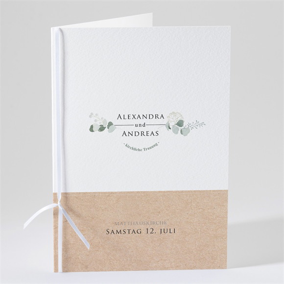 Kirchenheft Hochzeit "Silber Linde"