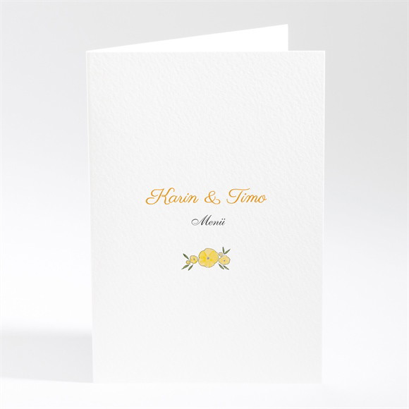 Menükarte Hochzeit Sommerhochzeit ref.N401806