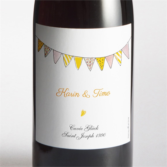 Flaschenetikett Hochzeit Sommerhochzeit ref.N3001420
