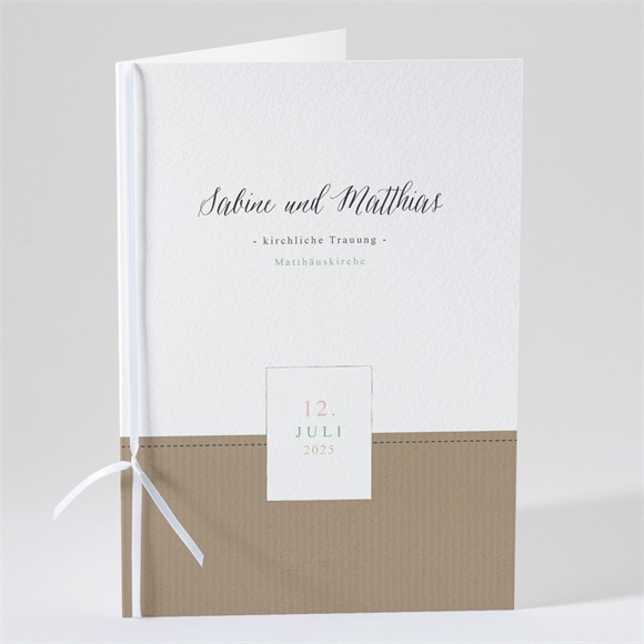 Kirchenheft Hochzeit Natürlich verbunden ref.N49140