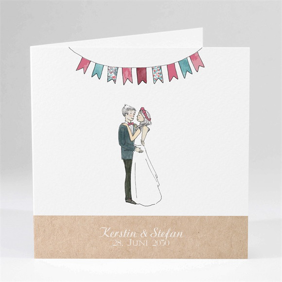 Hochzeitseinladung Hochzeitspaar ref.N45186