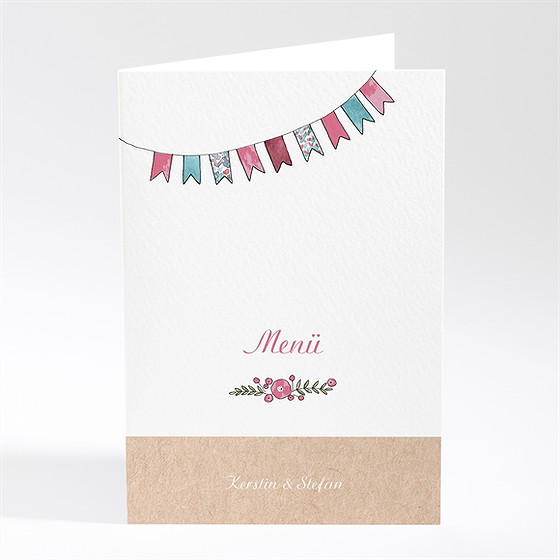 Menükarte Hochzeit Hochzeitspaar