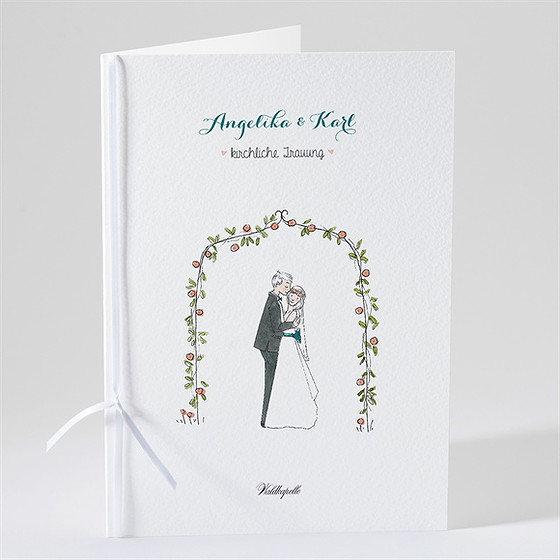 Kirchenheft Hochzeit Bohemian