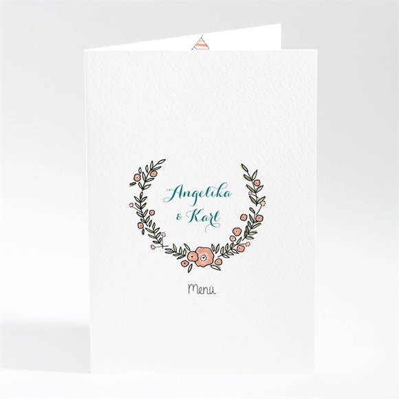 Menükarte Hochzeit Bohemian ref.N401808