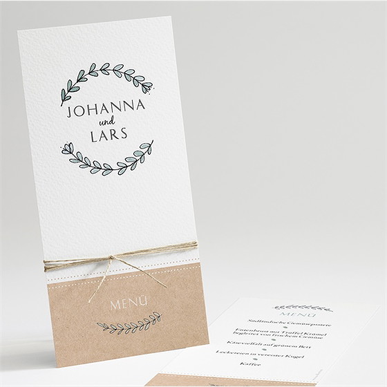 Menükarte Hochzeit Perfekt Geplant