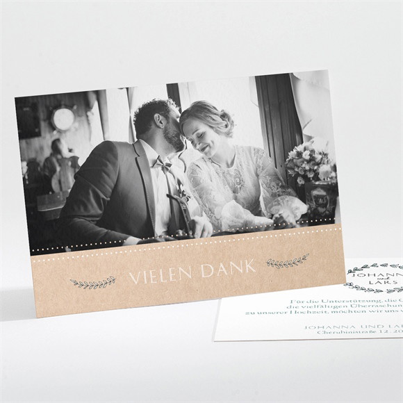 Dankeskarte Hochzeit Perfekt geplant ref.N111214